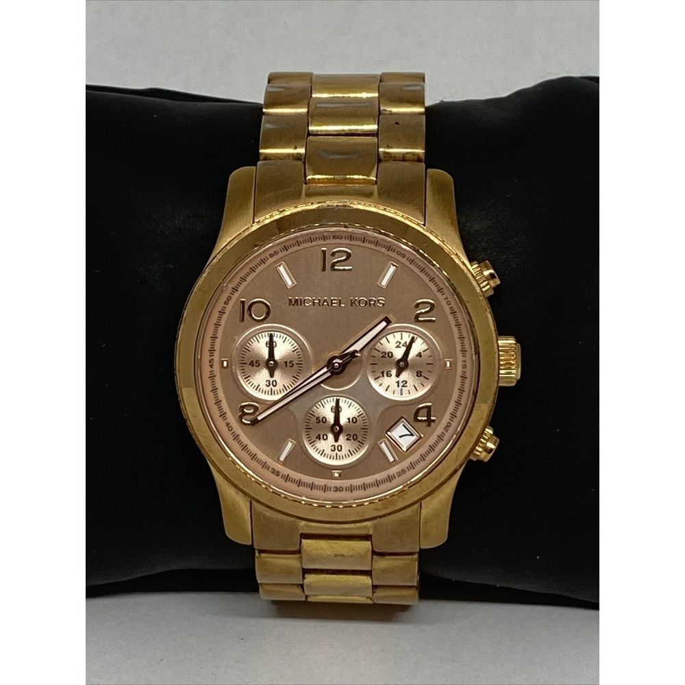 Michael Kors Runway MK5128āWomens Stainless Steel Analog Dial Quartz Watch LB314